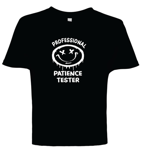 Professional Patience Tester Flowy Cropped T-shirt