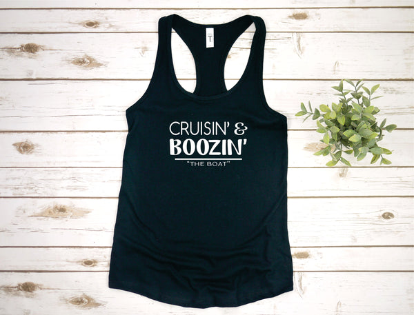 Cruisin & Boozin The Boat Tank Top