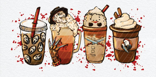Horror Coffee Sublimations Transfer