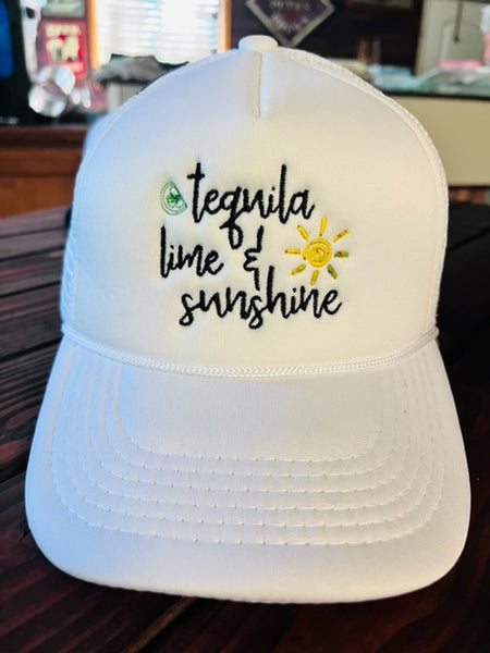 Tequila Lime & Sunshine Embroidered Hat