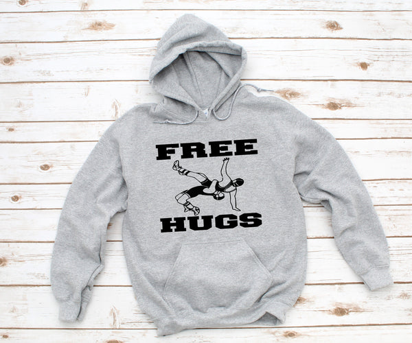 Free Hugs Wrestling Hoodie